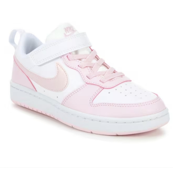 Nike Other - NEW Girls' Nike Kid Court Borough Low Sneakers Pink Foam/ Rose Mousse 12.5